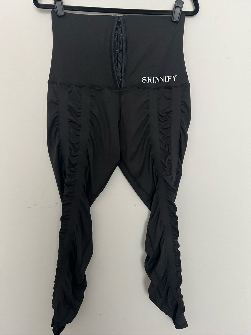 SKINNIFY Corset Resistance 4 Band Leggings Waist Trainer Compression Black XXL